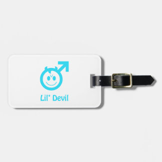 Etiqueta De Bagagem Baby Blue Lil Devil MalCE Symbol