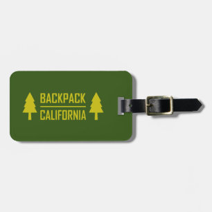 Etiqueta De Bagagem Backpack California