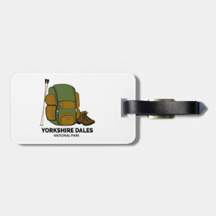 Etiqueta De Bagagem Backpack Nacional do Yorkshire Dales