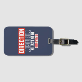 Etiqueta De Bagagem Backpacker de traveler de Na moda moderno