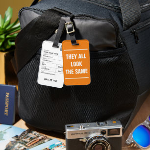 Etiqueta De Bagagem BAG TAG - Todos parecem iguais.