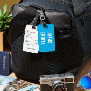 Etiqueta De Bagagem BAG TAG - Tripulação de Voo