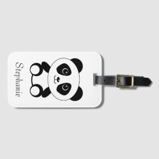 Etiqueta De Bagagem Bagagens de urso de Panda Personalizado