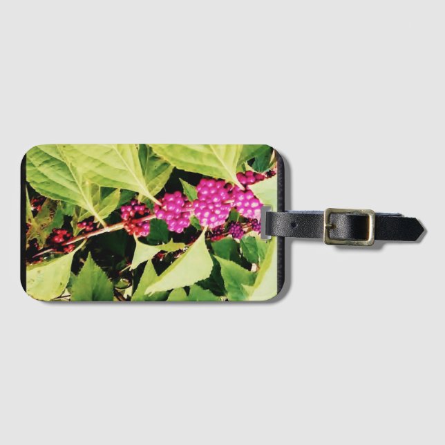 Etiqueta De Bagagem Bagas da primavera  (Frente Horizontal)