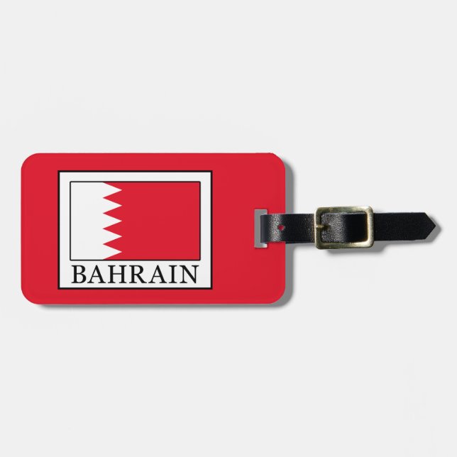 Etiqueta De Bagagem Bahrein (Frente Horizontal)
