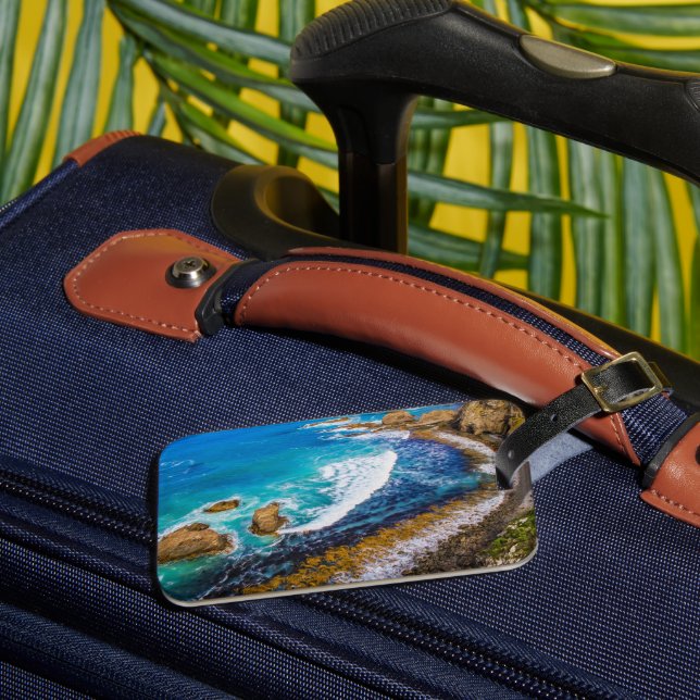 Etiqueta De Bagagem Baía De Roaring No Ponto Nugget (Frente Insitu 3)