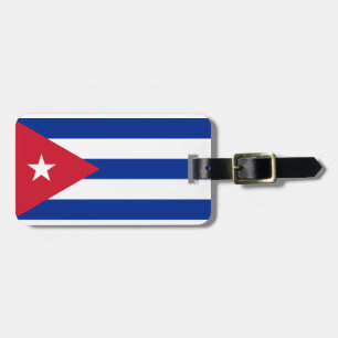 Etiqueta De Bagagem Baixo custo! Bandeira de Cuba