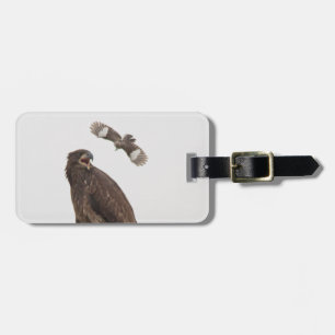 Etiqueta De Bagagem Bald Eagle - Pare de me bater