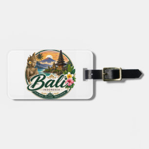 Etiqueta De Bagagem Bali, Indonésia