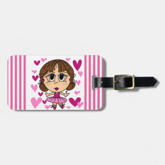Etiqueta De Bagagem Ballerina Girl