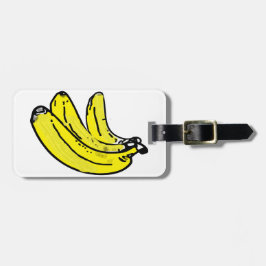 Etiqueta De Bagagem Bananas
