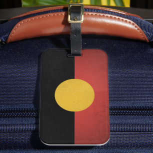 Etiqueta De Bagagem bandeira aborígine australiana