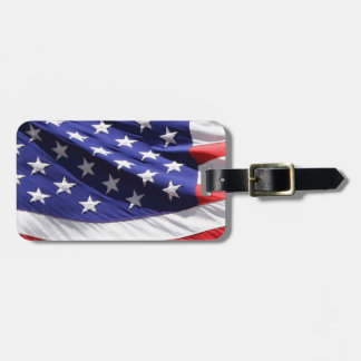 Etiqueta De Bagagem bandeira americana - Fundo