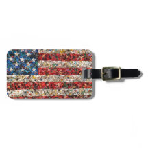 bandeira americana grunge