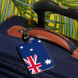 Etiqueta De Bagagem Bandeira Australiana