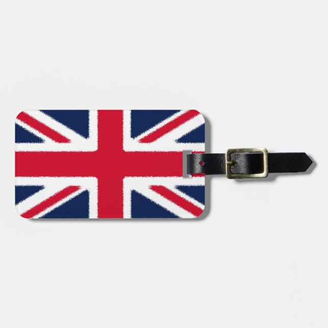 Etiqueta De Bagagem Bandeira Britânica (Frente Horizontal)