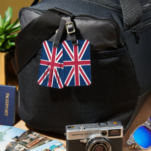 Etiqueta De Bagagem bandeira britânica