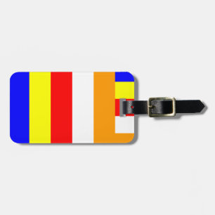 Etiqueta De Bagagem Bandeira Budista