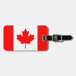 Etiqueta De Bagagem Bandeira canadense Tag personalizado da bagagem