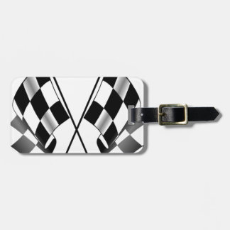 Etiqueta De Bagagem bandeira checkered