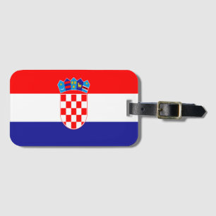 Etiqueta De Bagagem Bandeira croata