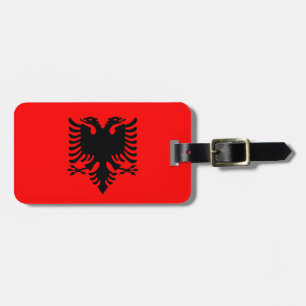 Etiqueta De Bagagem Bandeira da Albânia