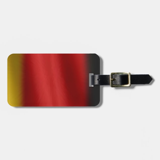 Etiqueta De Bagagem Bandeira da Alemanha (Frente Horizontal)