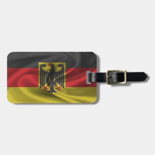 Etiqueta De Bagagem Bandeira Da Alemanha
