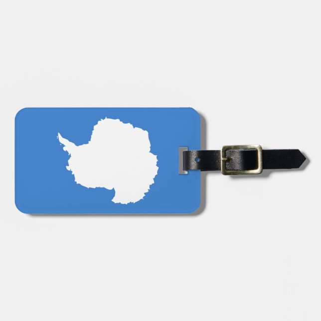 Etiqueta De Bagagem Bandeira da Antártida (Frente Horizontal)