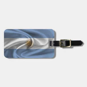 Etiqueta De Bagagem Bandeira Da Argentina