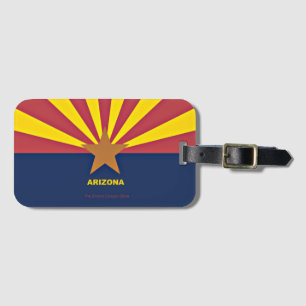 Etiqueta De Bagagem Bandeira da Arizona
