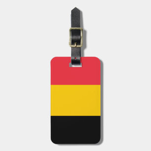 Etiqueta De Bagagem Bandeira da Bélgica