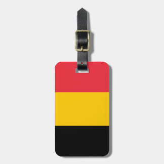 Etiqueta De Bagagem Bandeira da Bélgica