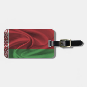 Etiqueta De Bagagem Bandeira Da Bielorrússia