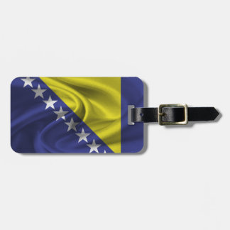 Etiqueta De Bagagem Bandeira Da Bósnia