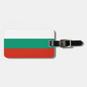 Etiqueta De Bagagem Bandeira da Bulgária