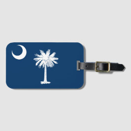 Etiqueta De Bagagem Bandeira da Carolina do Sul