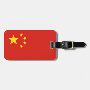 Etiqueta De Bagagem Bandeira da China
