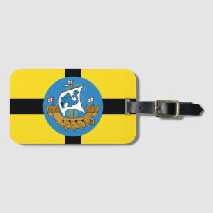 Etiqueta De Bagagem Bandeira da cidade de Wellington, Nova Zelândia
