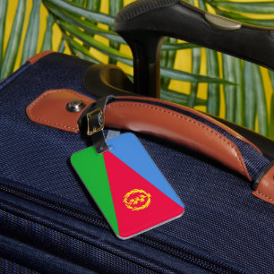 Etiqueta De Bagagem Bandeira da Eritreia