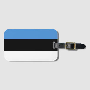 Etiqueta De Bagagem Bandeira da Estônia