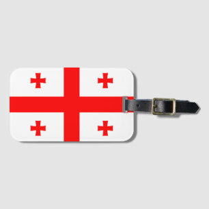 Etiqueta De Bagagem Bandeira da Geórgia