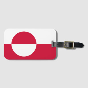 Etiqueta De Bagagem Bandeira Da Gronelândia