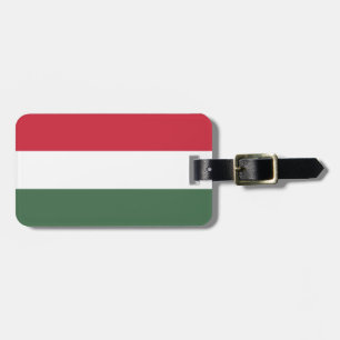 Etiqueta De Bagagem Bandeira da Hungria