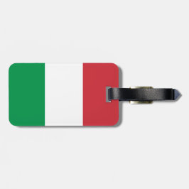 Etiqueta De Bagagem Bandeira da Itália