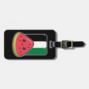 Etiqueta De Bagagem Bandeira da Palestina Cura com Palestina Livre de