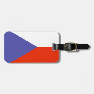 Etiqueta De Bagagem Bandeira da república checa