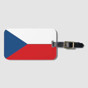 Etiqueta De Bagagem Bandeira da República Tcheca