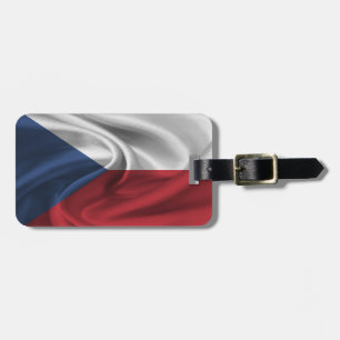 Etiqueta De Bagagem Bandeira da República Tcheca
