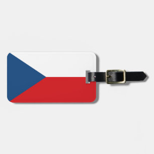 Etiqueta De Bagagem Bandeira da República Tcheca